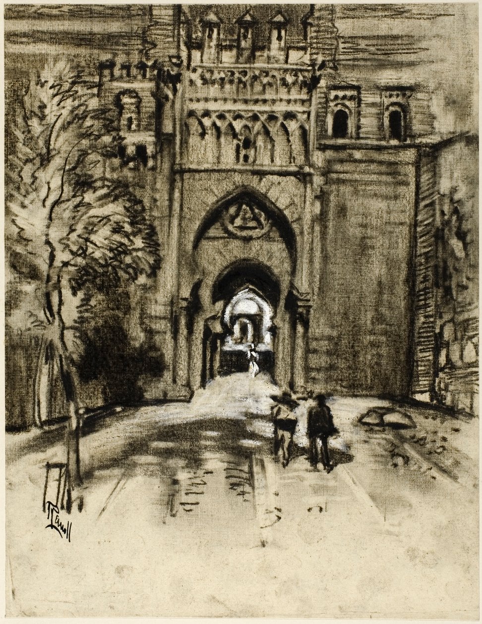 Superb Puerta del Sol von Joseph Pennell