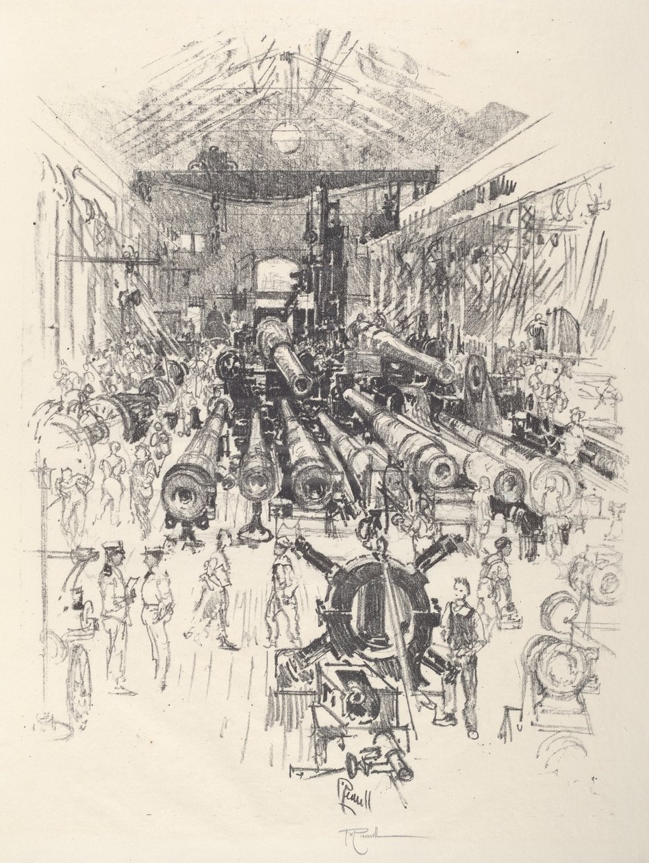 Die Waffenfabrik von Joseph Pennell