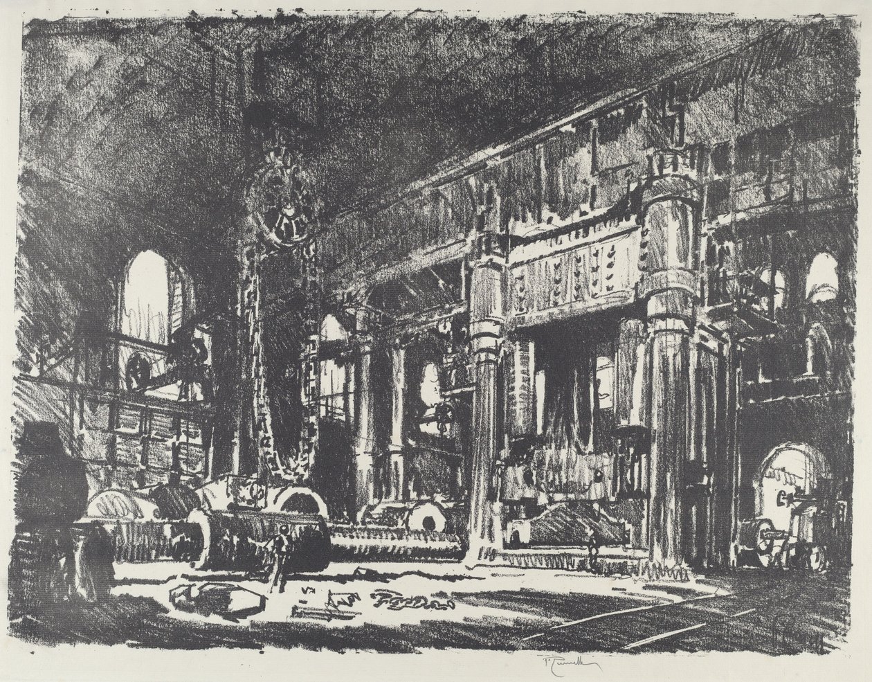 Die Waffen-Schmiede von Joseph Pennell