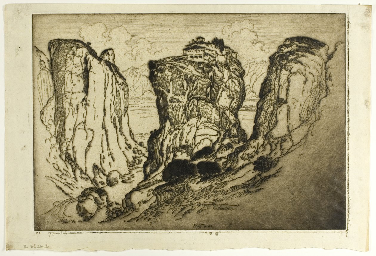 Die Heilige Dreifaltigkeit der Luftschlösser von Joseph Pennell