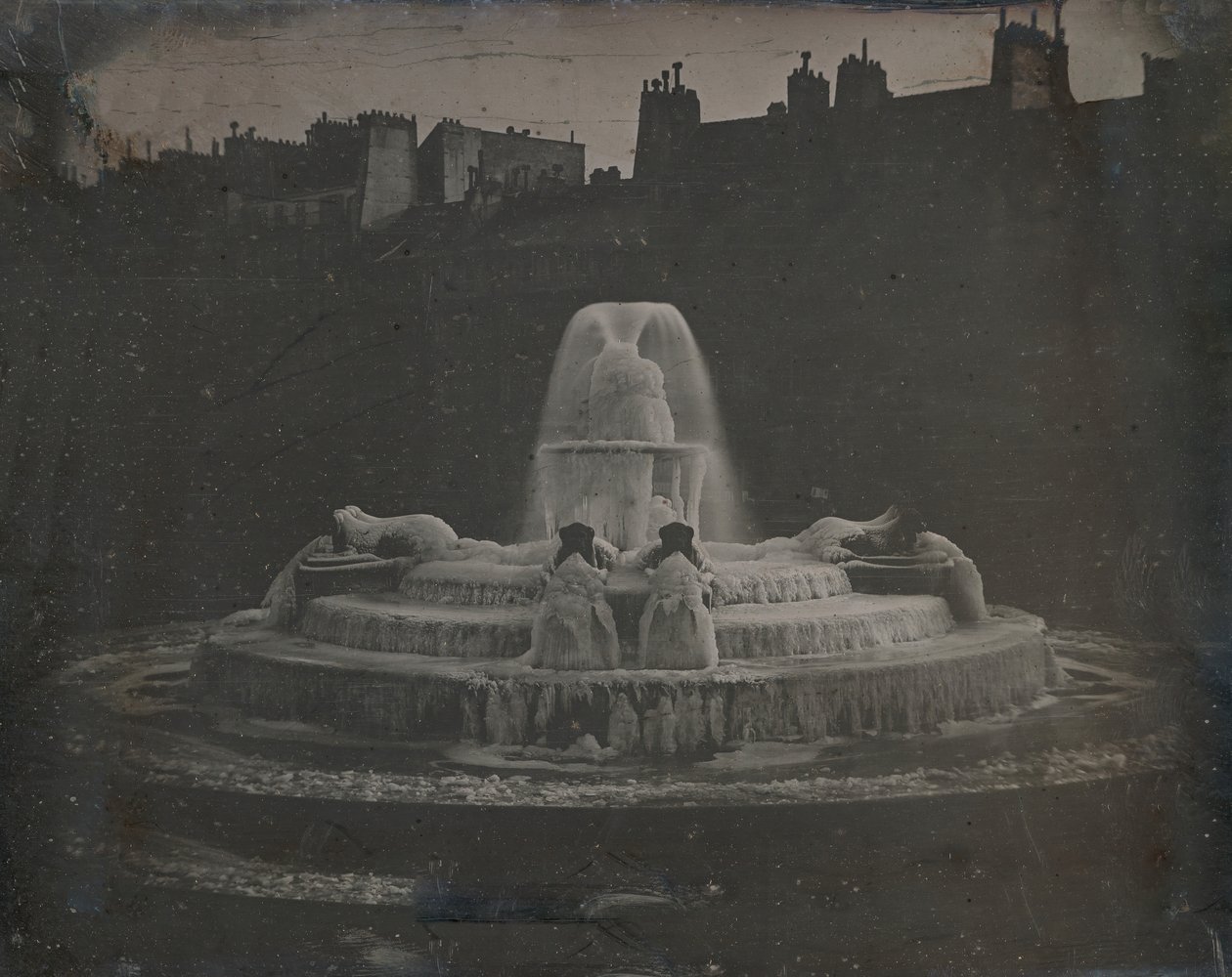 Brunnen, Place du Château d’Eau, Paris von Joseph Philibert Girault De Prangey