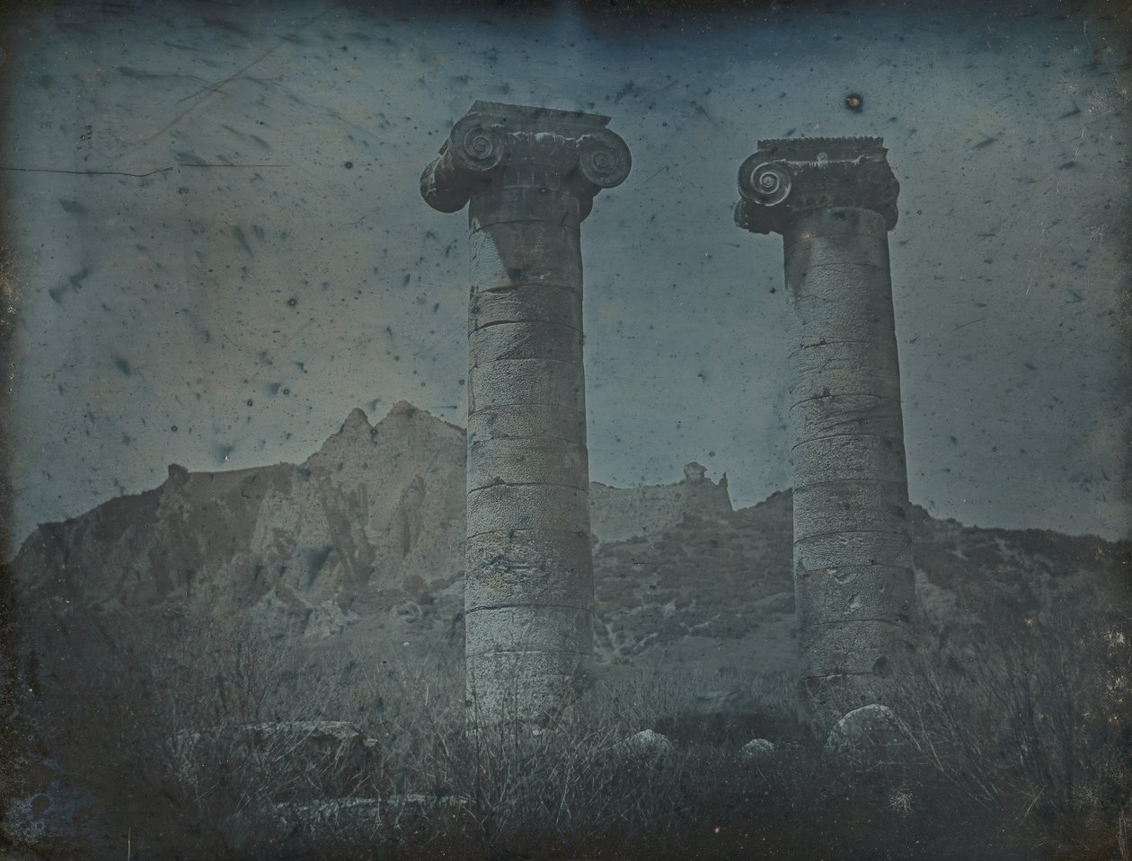 Tempel der Artemis, Sardis, 1843 von Joseph Philibert Girault De Prangey