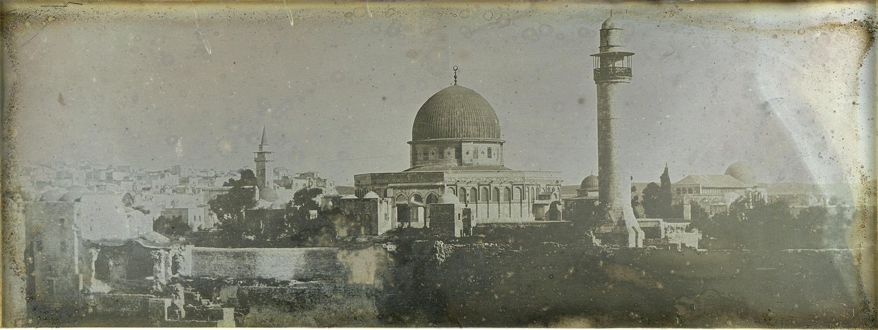 Jerusalem: Tempelplatz von Salomo, Felsendom von Joseph Philibert Girault De Prangey