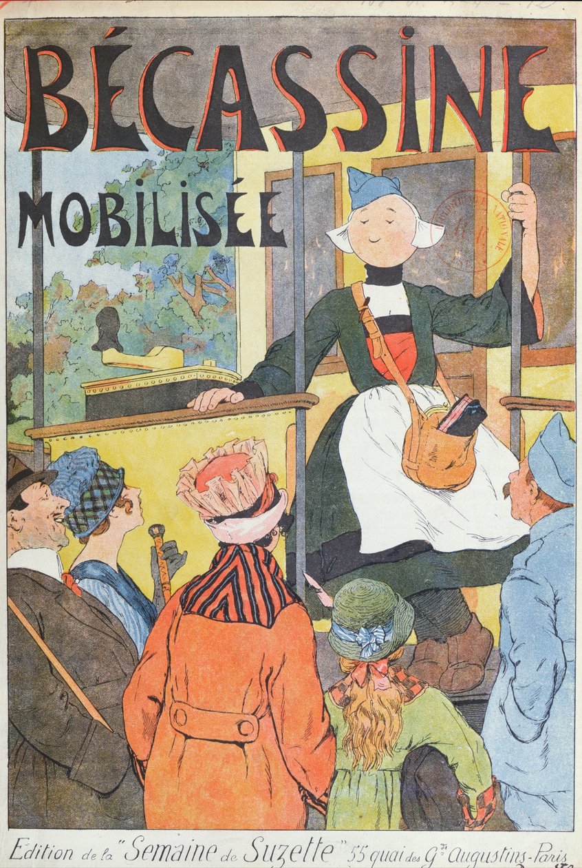 Die Abreise von Becassine, Titelbild von 