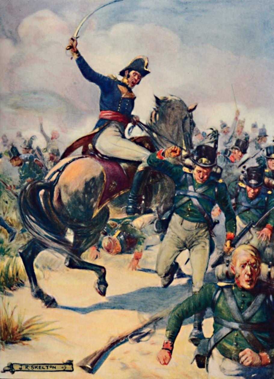 General Janssens in der Schlacht von Blaauwberg, 1909 von Joseph Ratcliffe Skelton