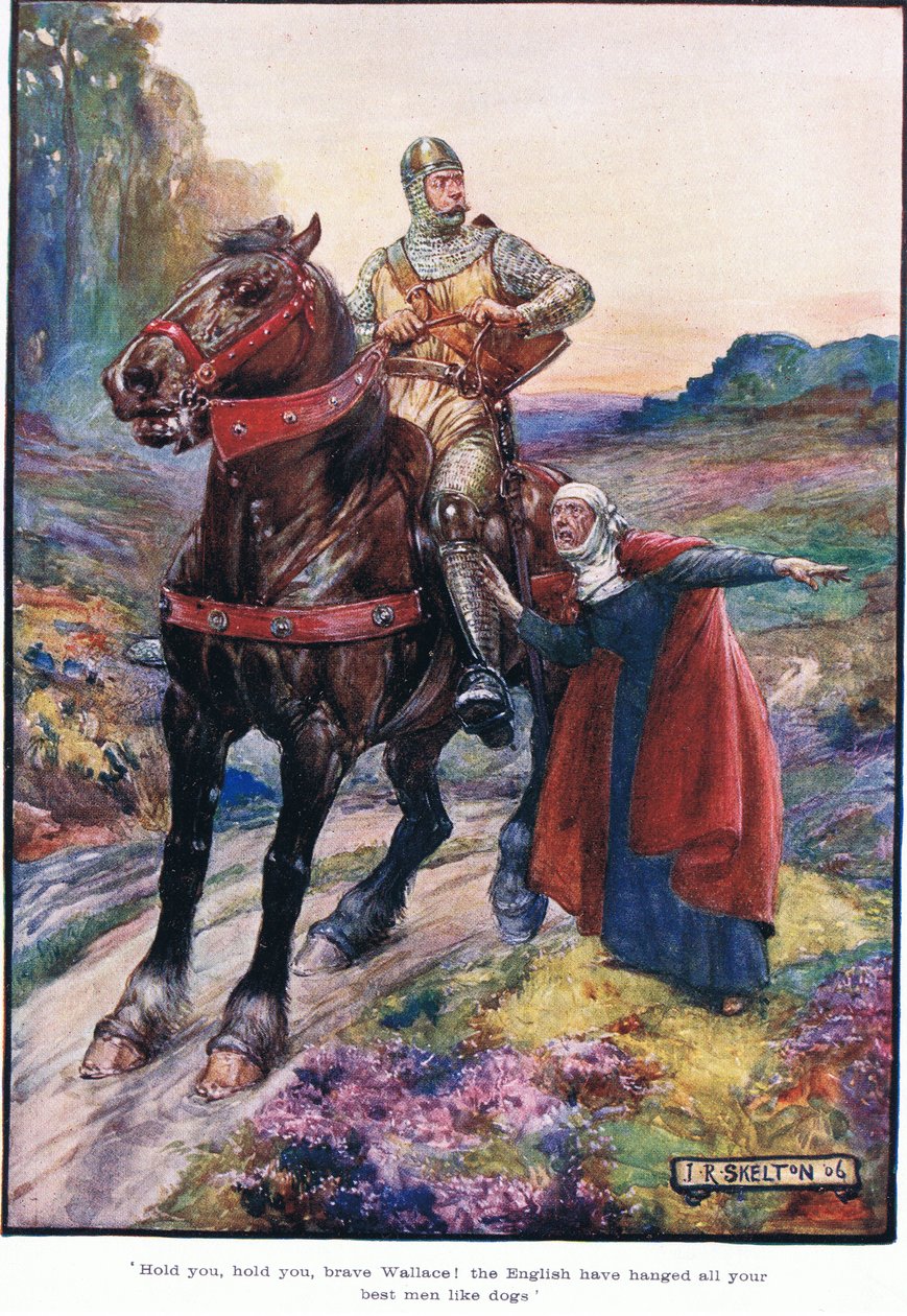 Halt dich, halt dich, tapferer Wallace! Die Engländer haben alle deine besten Männer wie Hunde gehängt von Joseph Ratcliffe Skelton