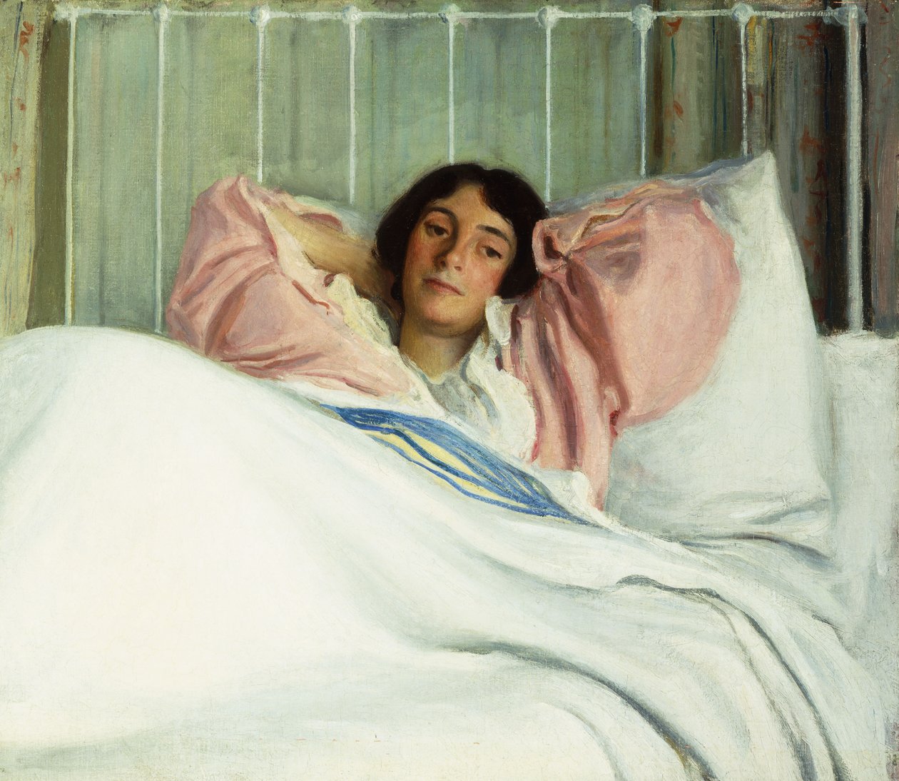 Porträt der Frau des Künstlers Edith von Joseph Rodefer De Camp