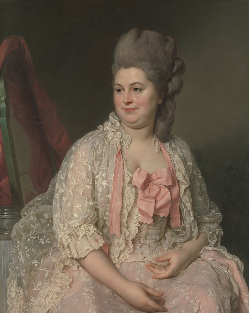 Madame de Saint-Morys Eléonore Elisabeth Angélique de Beauterne von Joseph Siffred Duplessis
