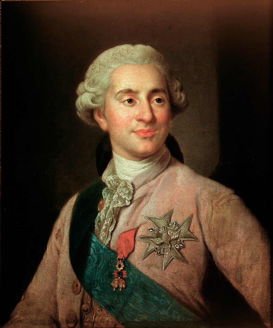 Porträt von König Ludwig XVI von Frankreich mit den Insignien des Ordens vom Goldenen Vlies von Joseph Siffred Duplessis
