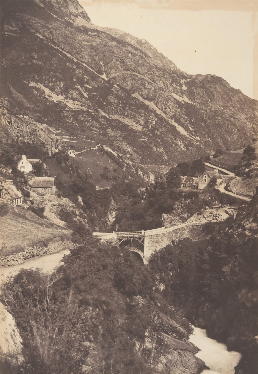 Pont de Sia Route de Gavarnie St Sauveur, 1853 von Joseph Vigier