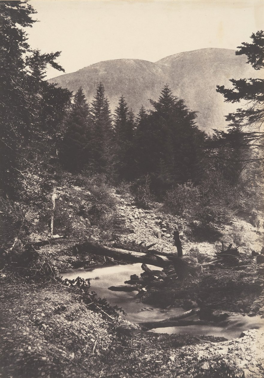 Torrent de la cascade des Demoiselles, Bagnères de Luchon, 1853 von Joseph Vigier