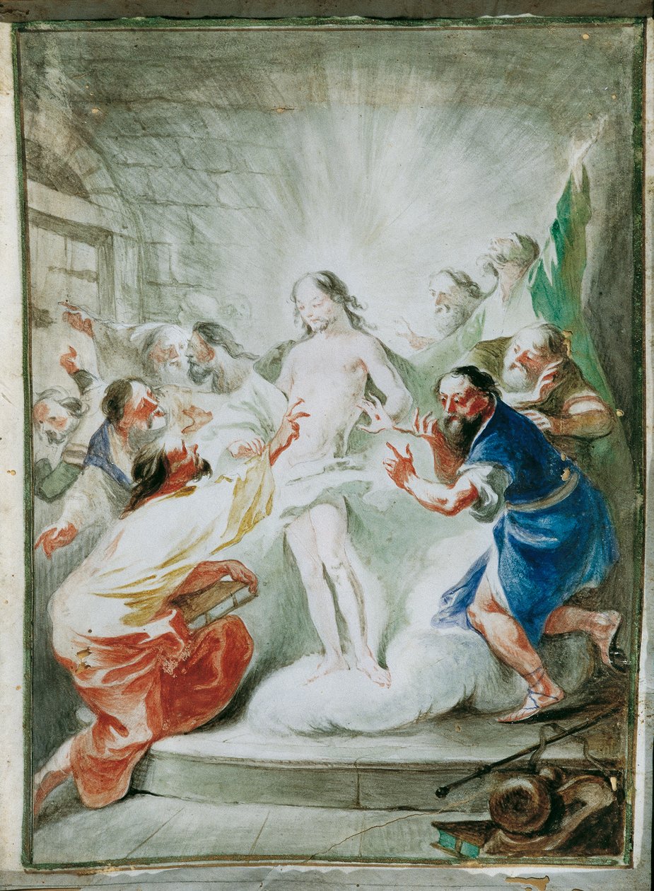 Der auferstandene Christus erscheint den Jüngern von Joseph Winterhalder d. J.
