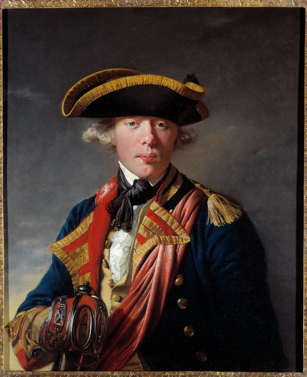 Porträt von James Cook, britischer Seefahrer um 1766-1768 von Joseph Wright of Derby