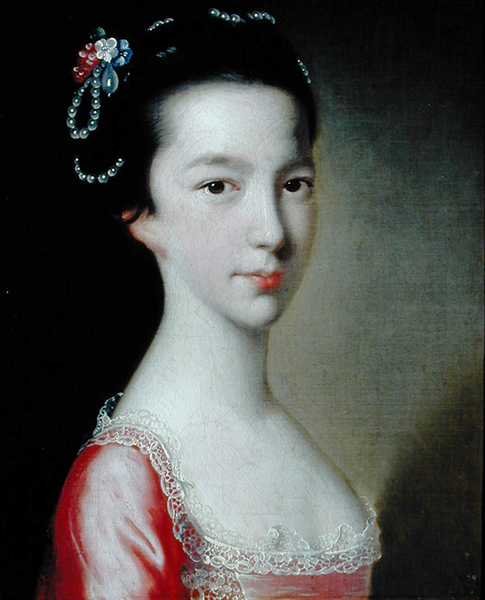 Porträt eines Mädchens (Jane Monck) von Joseph Wright of Derby