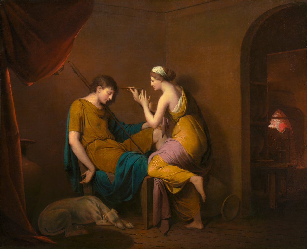 Die korinthische Magd von Joseph Wright of Derby