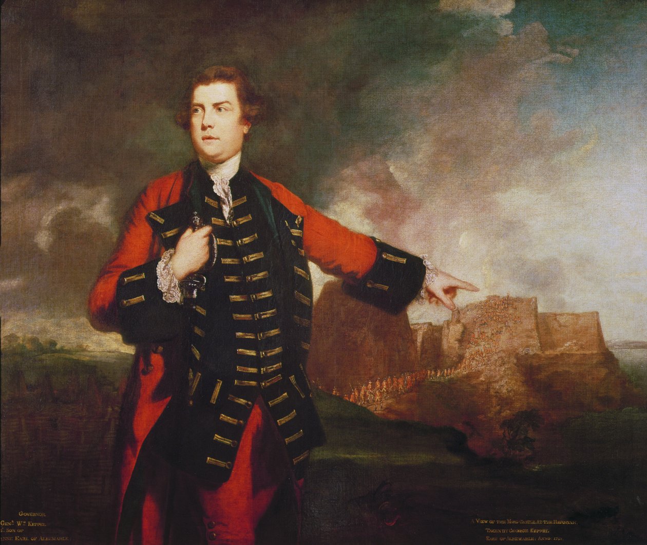 General William Keppel, Erstürmung der Morro-Burg von Joshua Reynolds