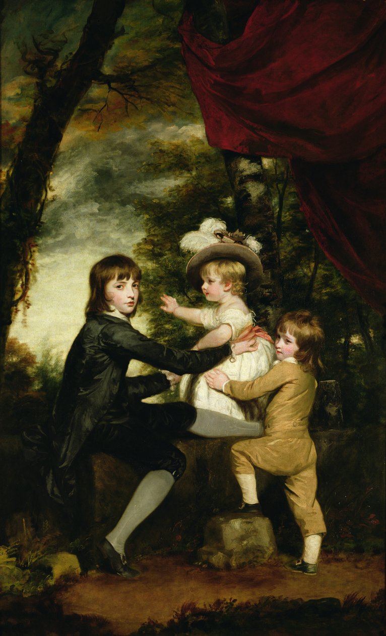 Die Lamb-Kinder, 1783-85 von Joshua Reynolds