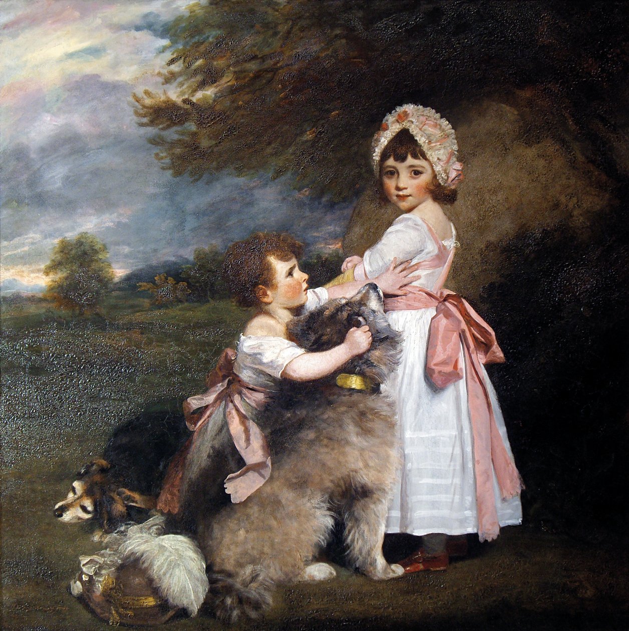 Der Marquis von Granby und Lady Elizabeth Manners als Kinder von Joshua Reynolds