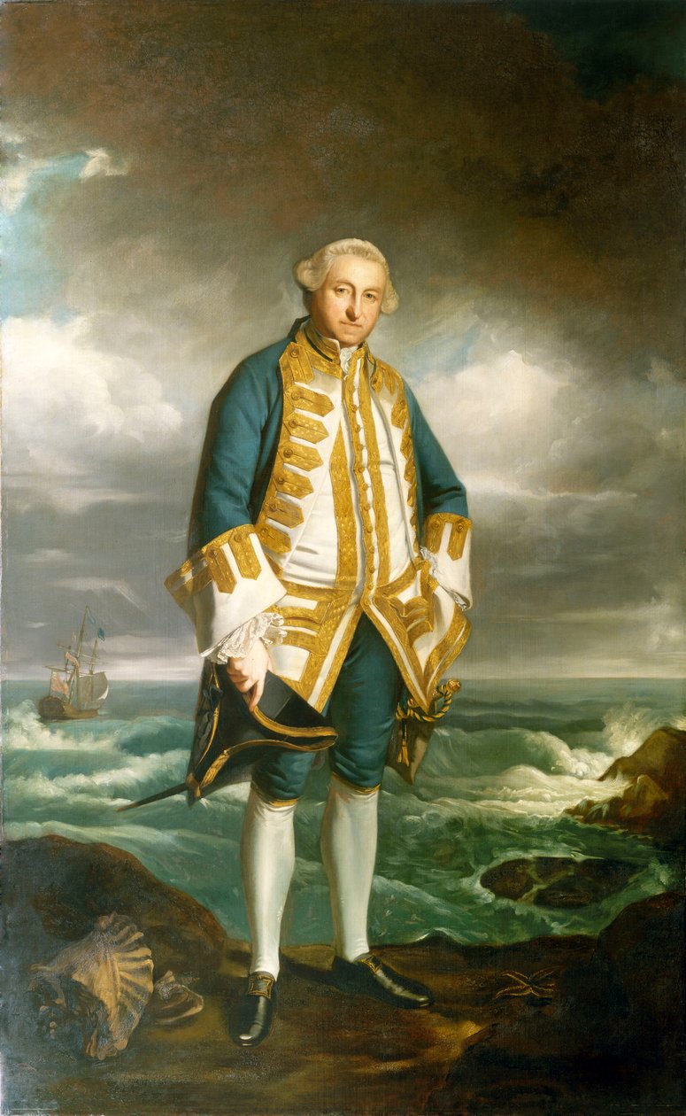 Admiral Edward Boscawen (1711-1761), ca. 1750-60 von Joshua Reynolds