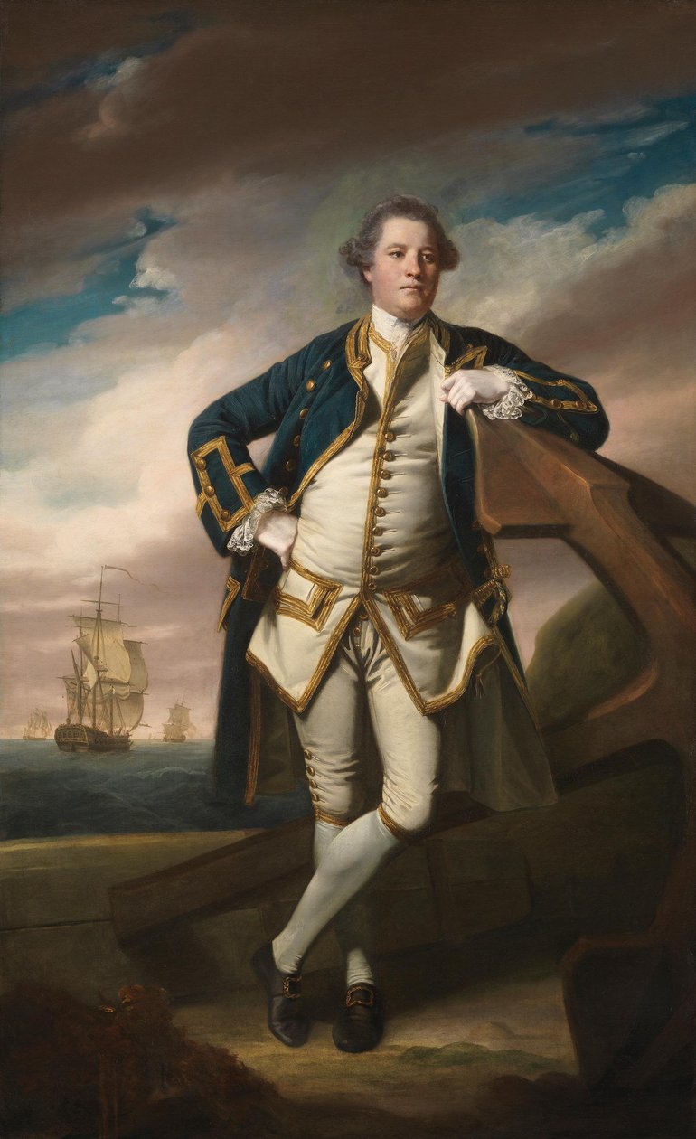 Kapitän Philemon Pownall von Joshua Reynolds