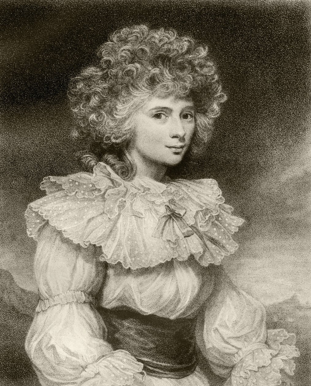 Elizabeth Cavendish, Herzogin von Devonshire, graviert von F. Bartolozzi, aus 