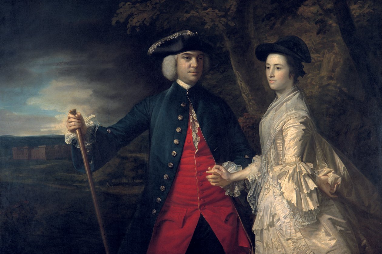 John, 2. Earl of Egmont und seine zweite Frau Catherine, ca. 1759 von Joshua Reynolds