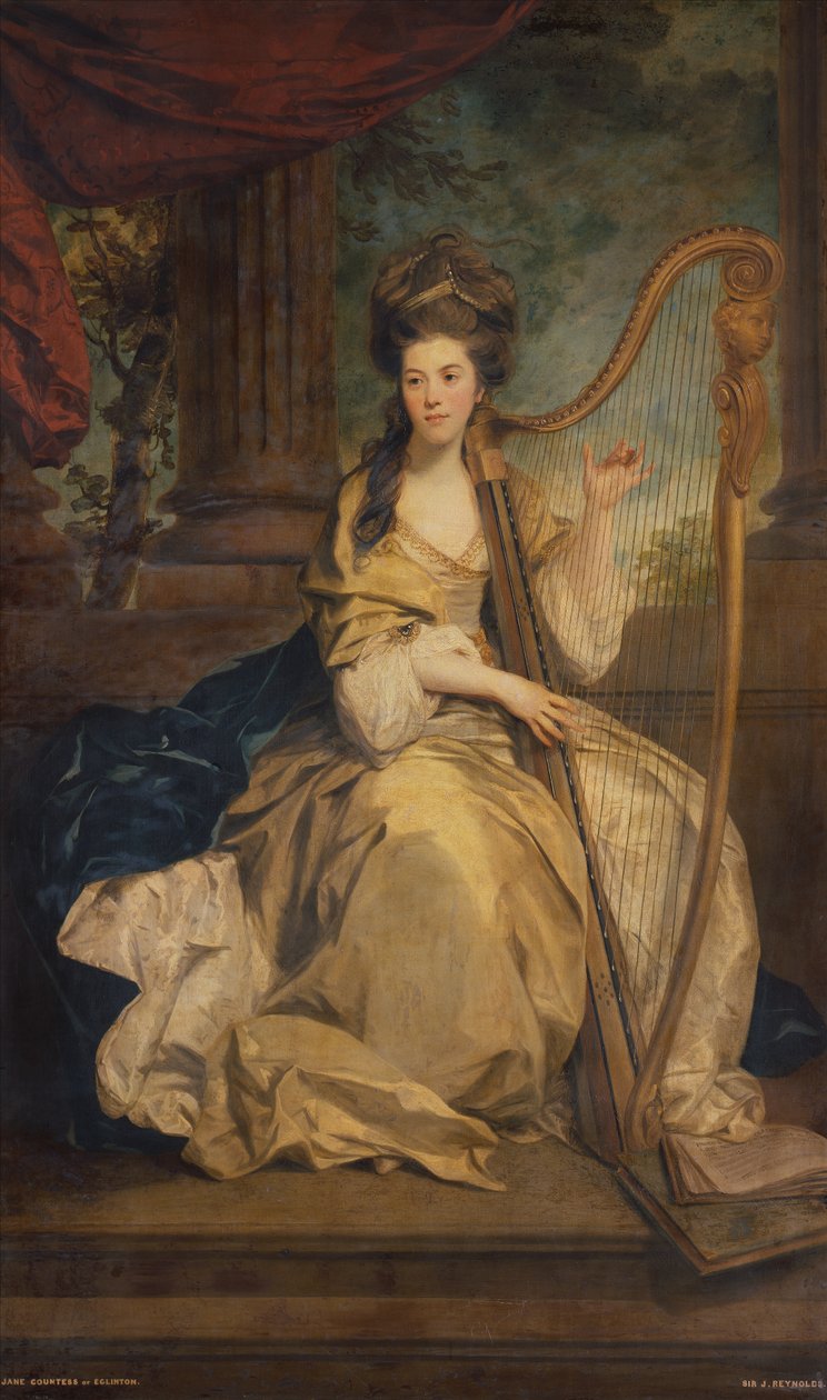 Porträt von Jane Lindsay, Gräfin von Eglinton von Joshua Reynolds