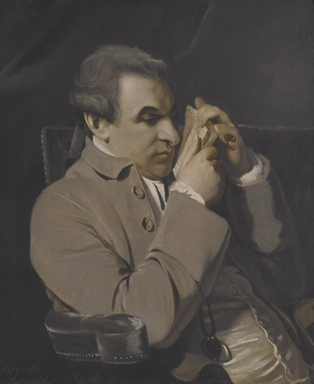 Porträt von Joseph Baretti, Kopie von Joshua Reynolds