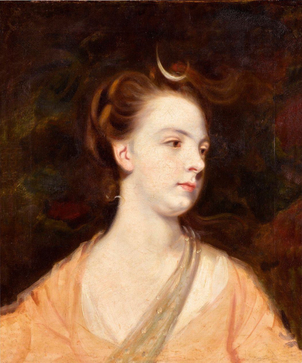 Porträt einer Dame als Diana, möglicherweise Elizabeth Montagu, Herzogin von Manchester (1741-1832) von Joshua Reynolds