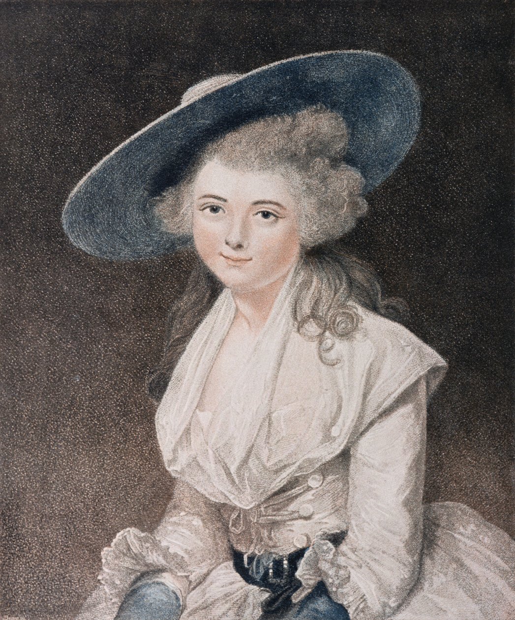 Die ehrenwerte Miss Bingham (gest. 1831) graviert von Francesco Bartolozzi (1727-1815) veröffentlicht von E. M. Diemar, 1786 von Joshua Reynolds