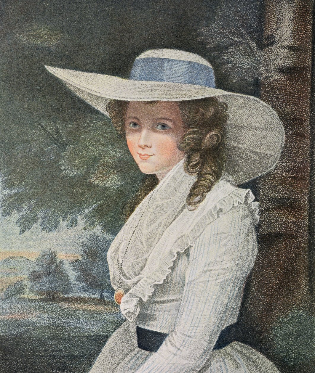 Die Rechte Ehrenwerte Gräfin Spencer (gest. 1831), graviert von Francesco Bartolozzi, veröffentlicht von E.M. Diemar, 1787 (Punktstich) von Joshua Reynolds
