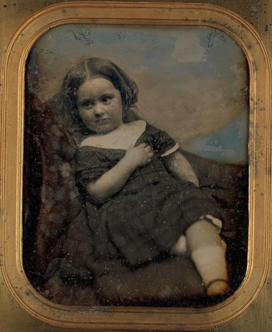 Augusta Hawes im Alter von vier Jahren, 1850er Jahre von Josiah Johnson Hawes, Albert Sands Southworth