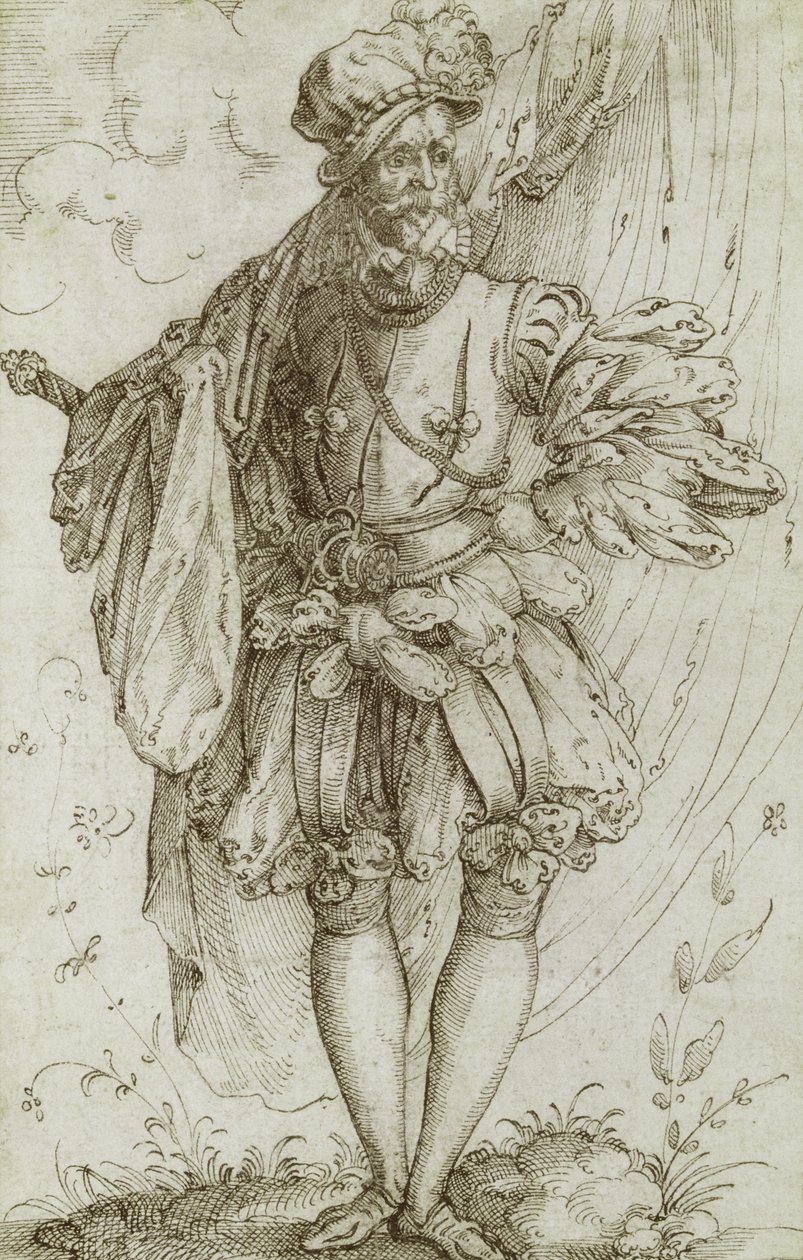 Fahnenträger, 1560er Jahre von Jost Amman
