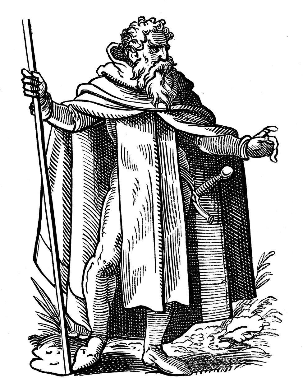 Ritter von Malta aus dem Orden des Heiligen Johannes von Jerusalem, 16. Jahrhundert von Jost Amman