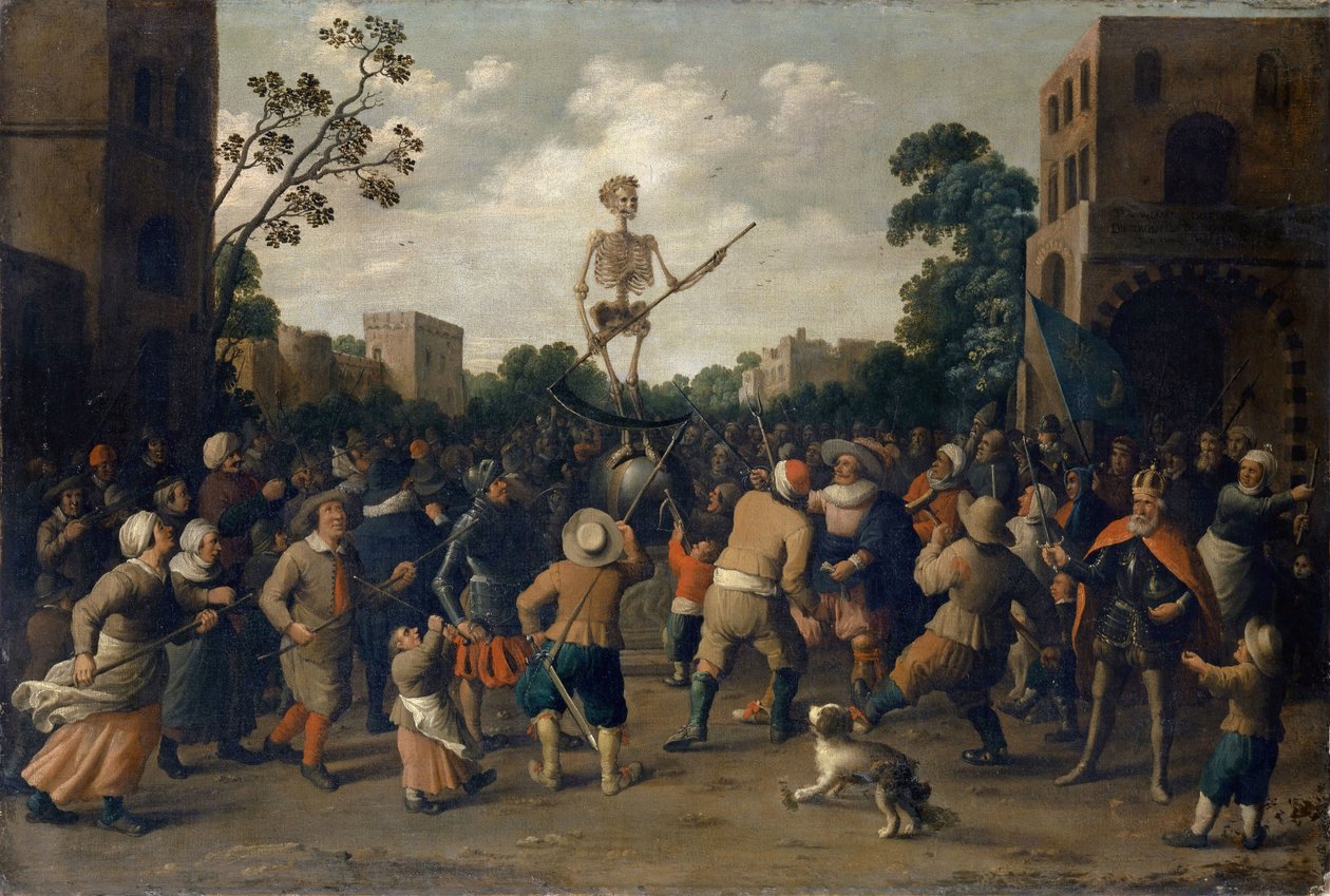 Der Kampf gegen den Tod, 1625 von Jost Cornelisz Droochsloot