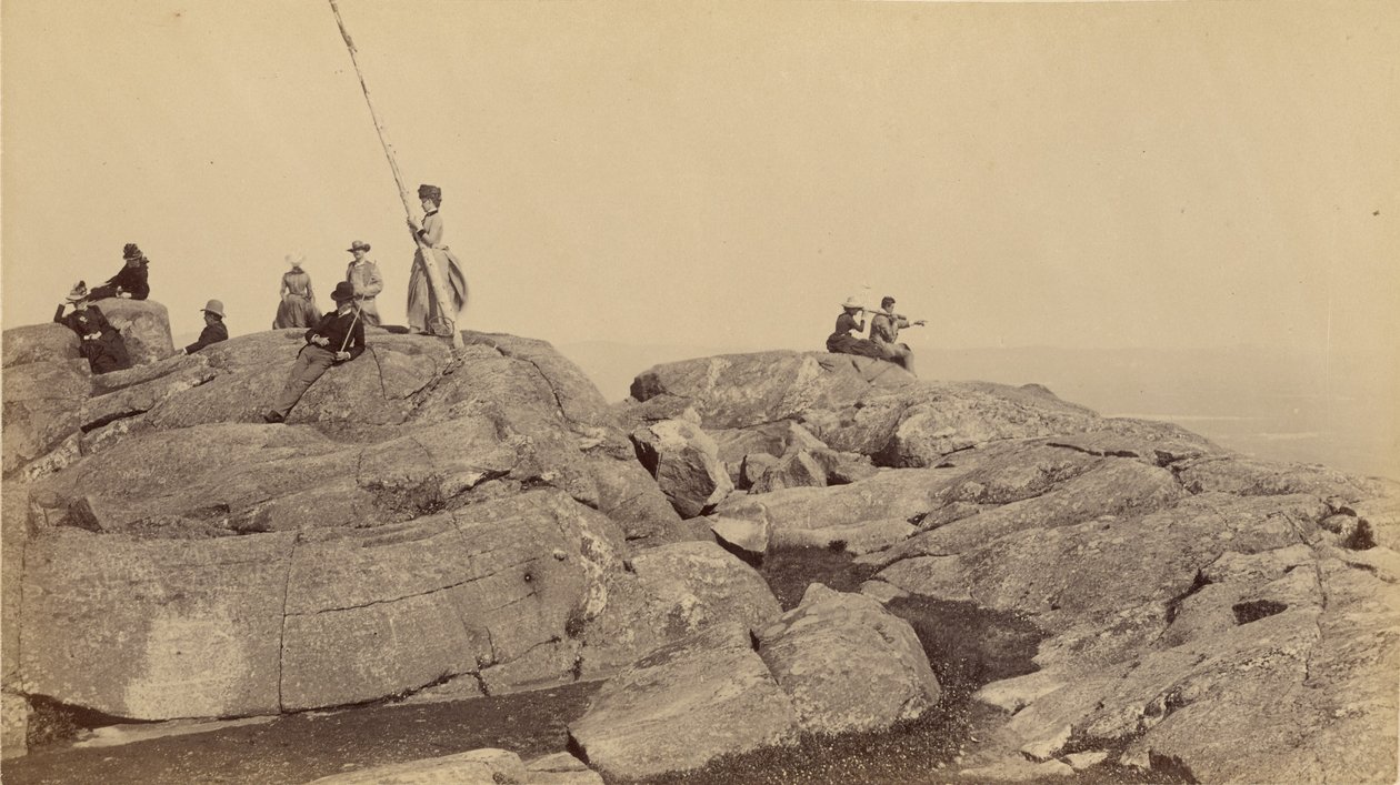 Private Party auf dem Gipfel des Mount Monadnock von Jotham A. French