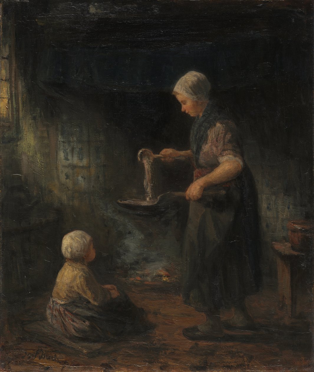 Die Pfannkuchen von Jozef Israëls