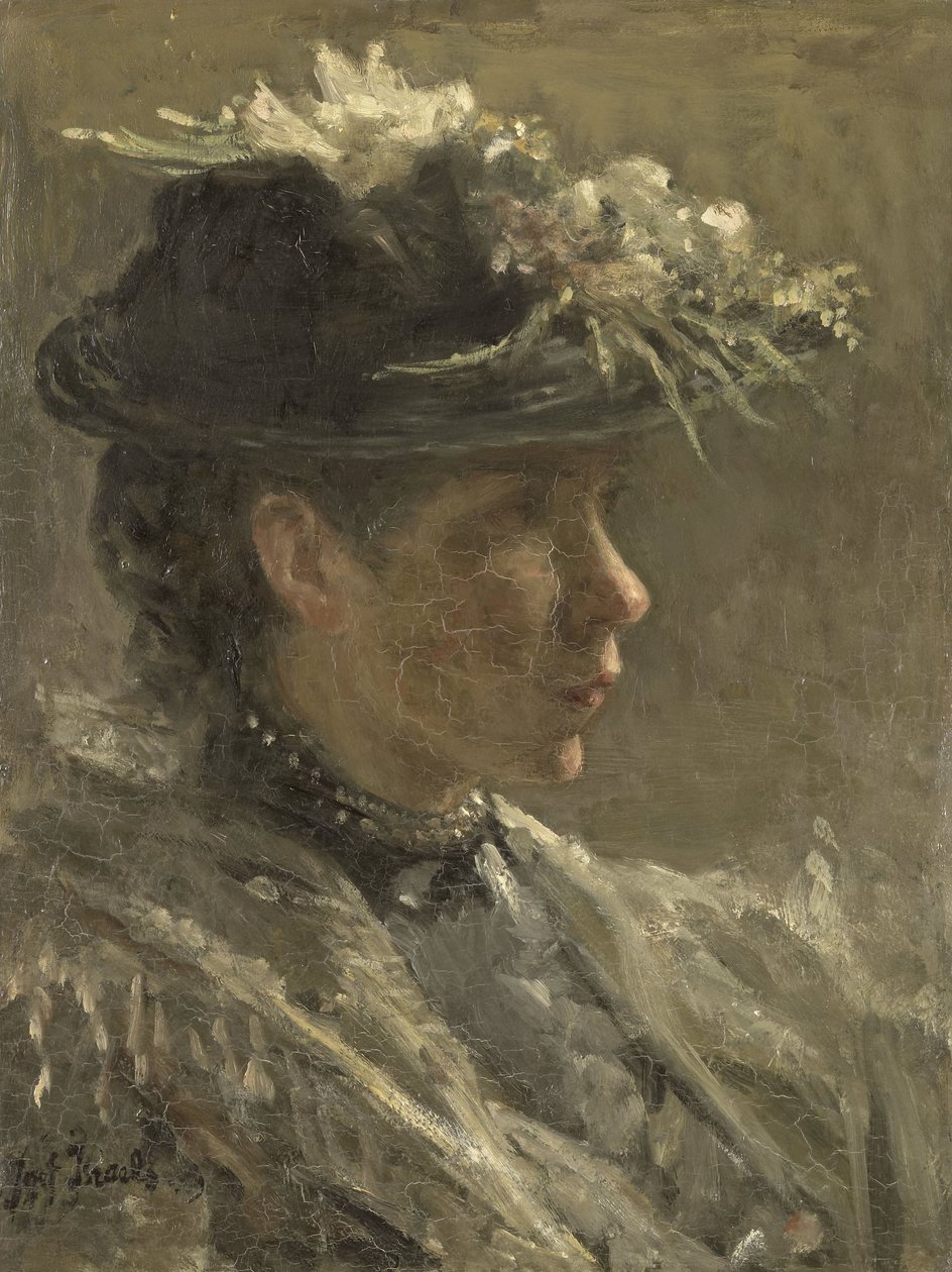Studie von Sijtje van Bemmel (1880-1963) von Jozef Israëls