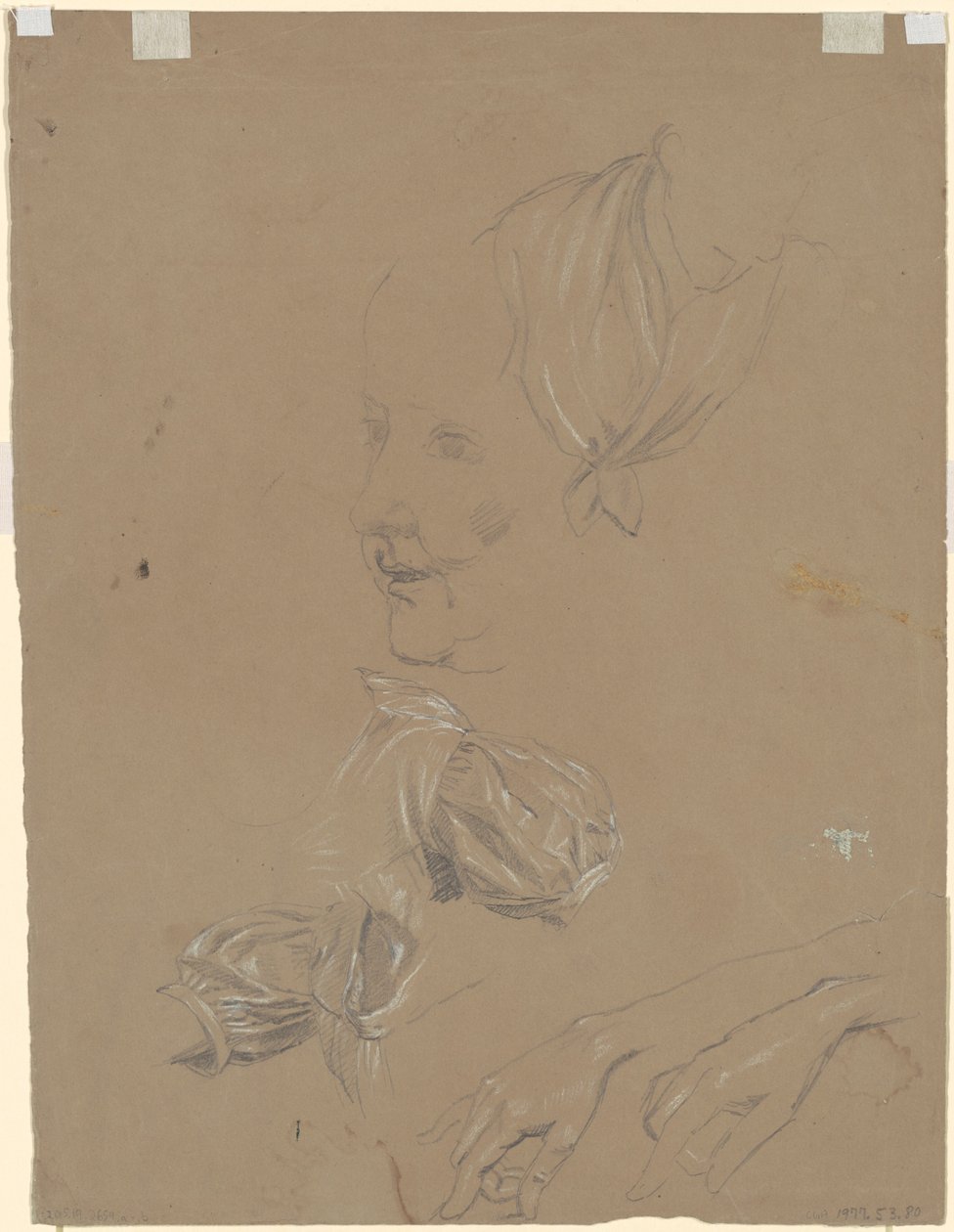 Studien einer Frau und ihres Kleides [verso] von Jr. Enoch Wood Perry