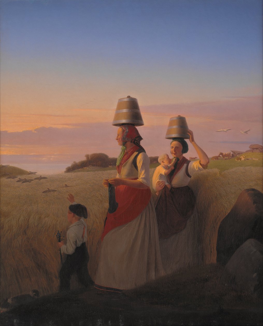 Ländliche Szene von Jørgen Sonne