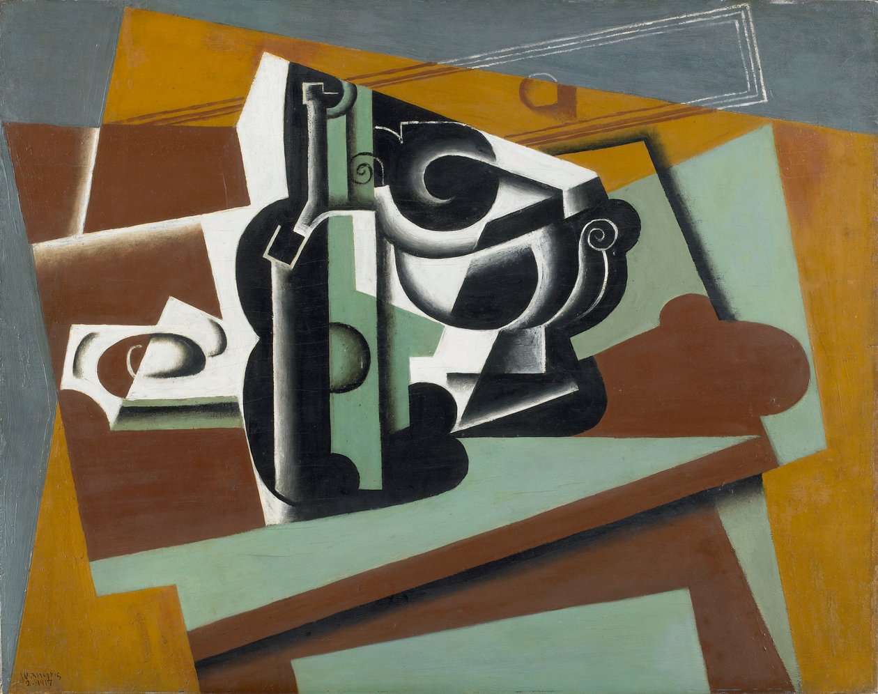 Stillleben, 1917 von Juan Gris