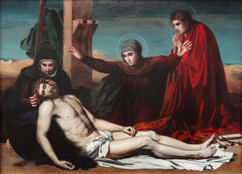 Abnahme Christi vom Kreuz von Juan Leon Palliere
