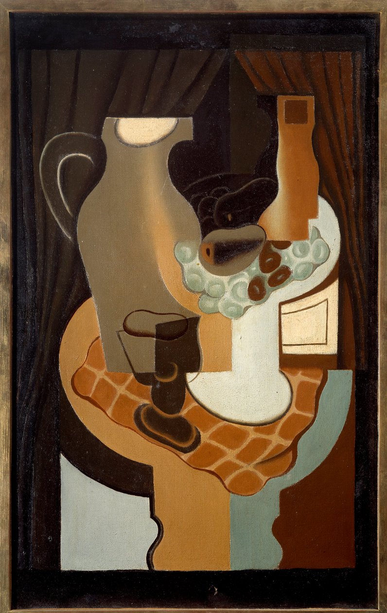 Broc und Kompott. Gemälde von Juan Gris (1887-1927) von Juan Gris