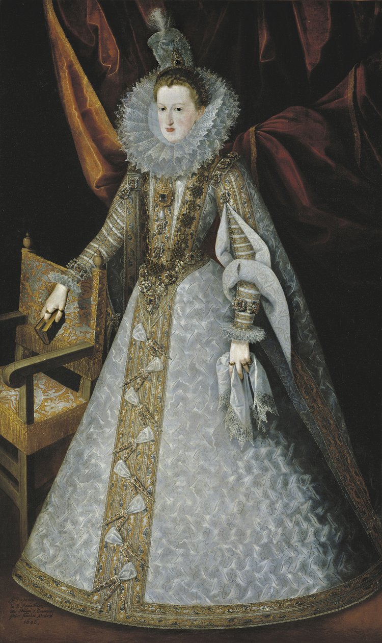 Porträt von Margarita von Österreich, 1584-1611, 1606 von Juan Pantoja de la Cruz