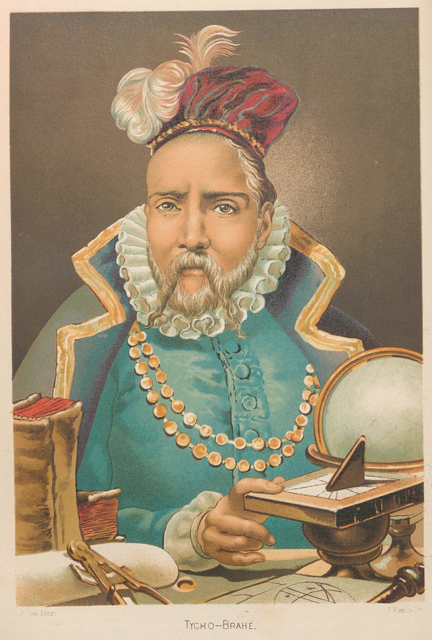 Porträt von Tycho Brahe von Juan Planella y Rodríguez