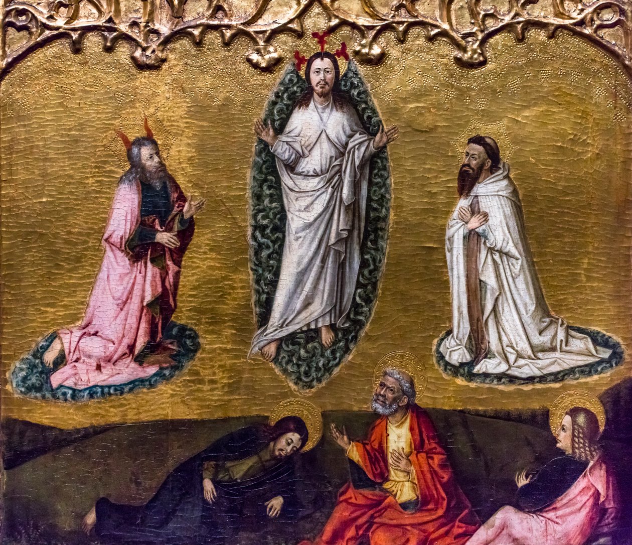 Die Verklärung Christi (Detail) von Juan Rexach or Reixach