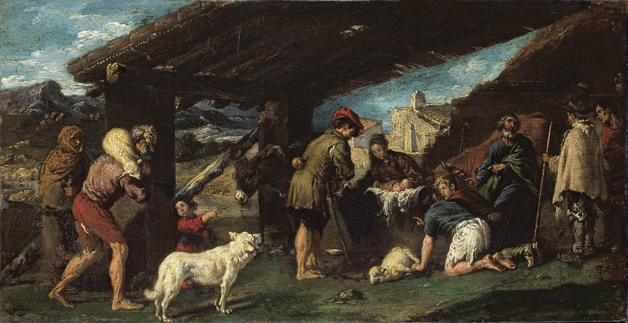 Die Anbetung der Hirten von Juan Ribalta