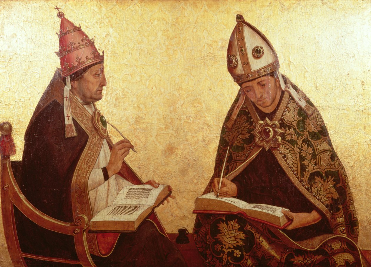 St. Gregor und St. Augustinus, ca. 1510 von Juan de Borgoña