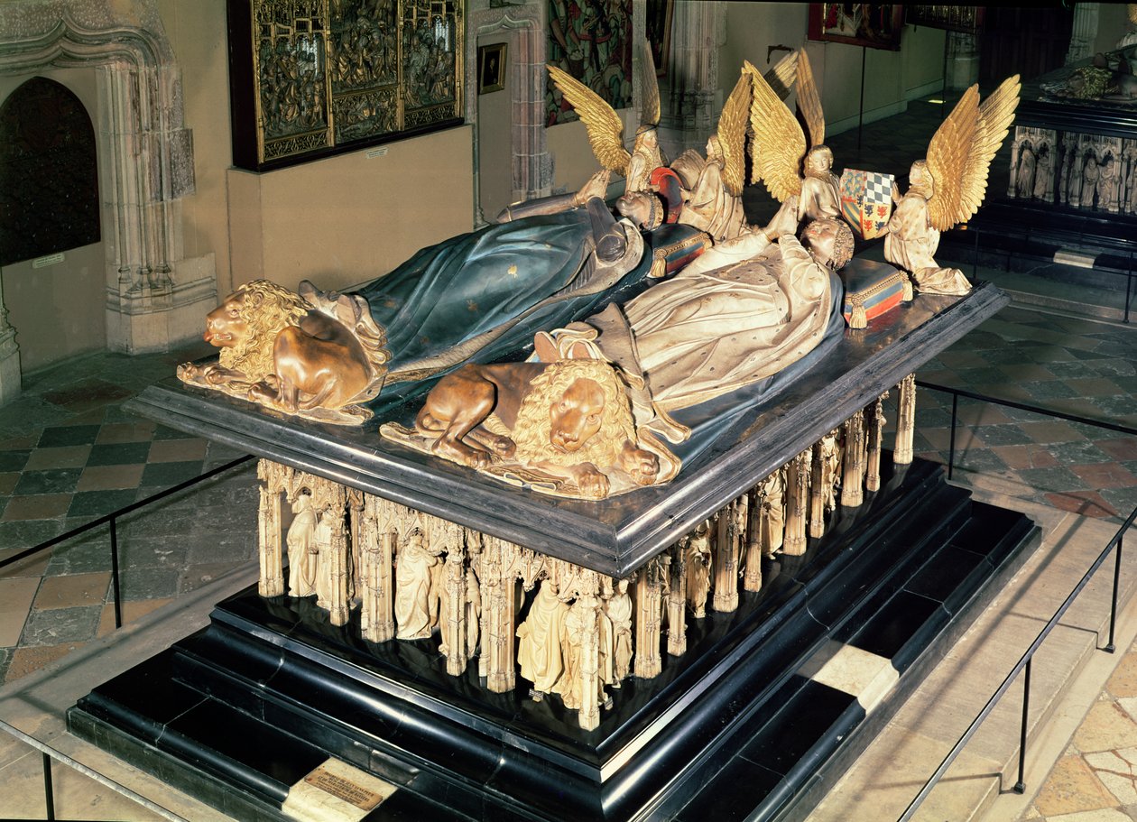 Grab von Johann dem Furchtlosen (1371-1419) und Margarete von Bayern (1376-1434) Herzog und Herzogin von Burgund, 1444-70 von Juan de la Huerta