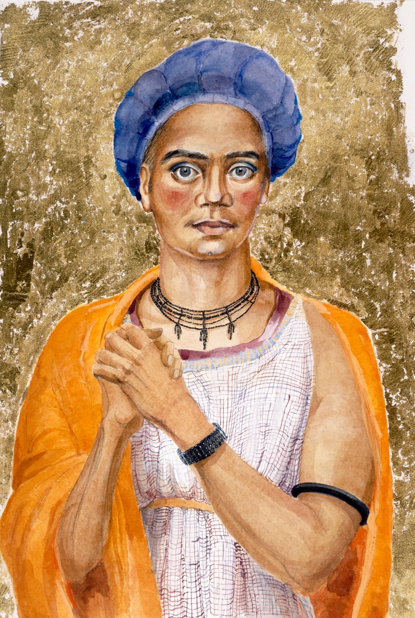 Ein Mann als Anhänger von Kybele-a-Gallus, spätrömisch von Judith Dobie